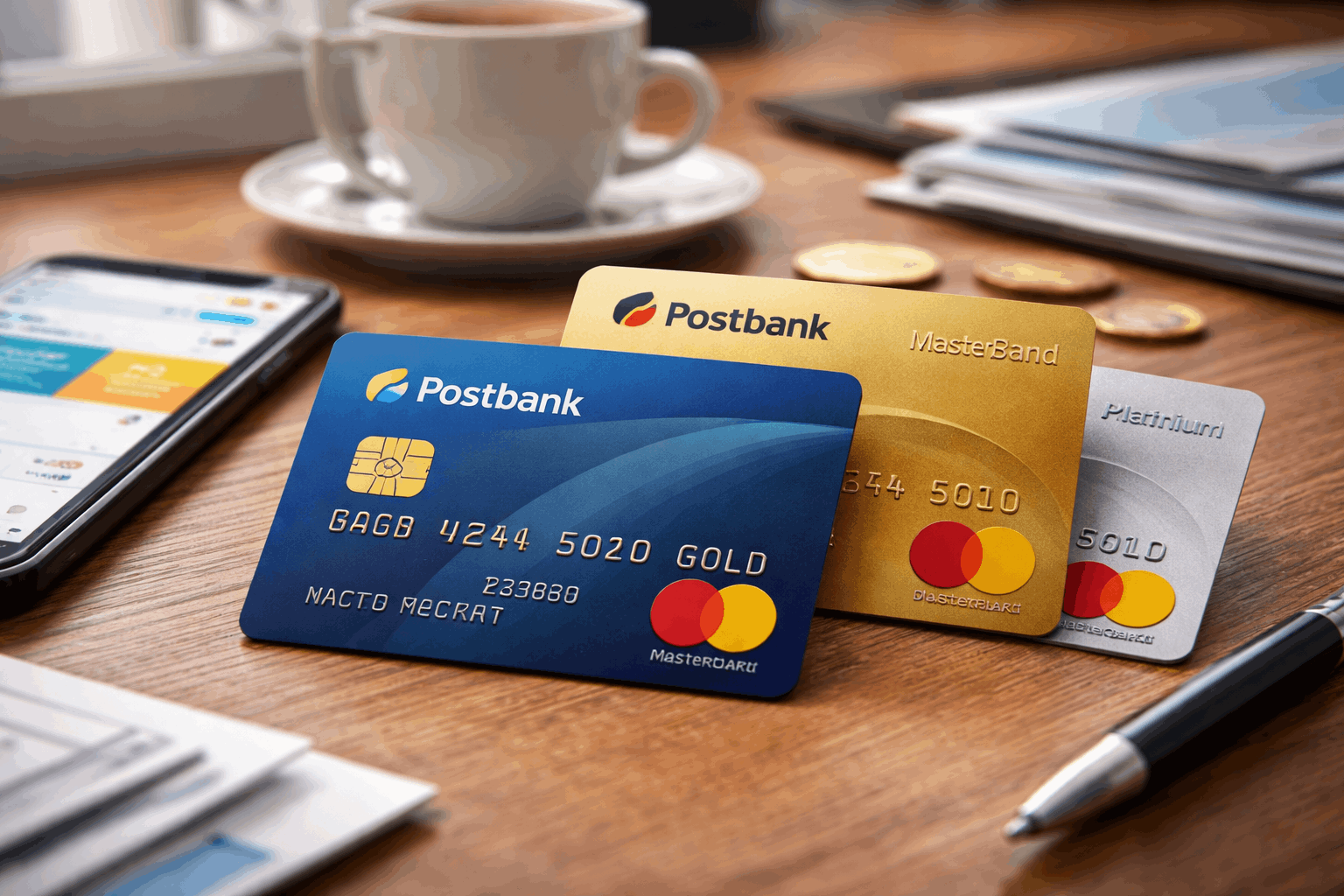 Postbank Mastercard: Servicios bancarios y comisiones por transacciones