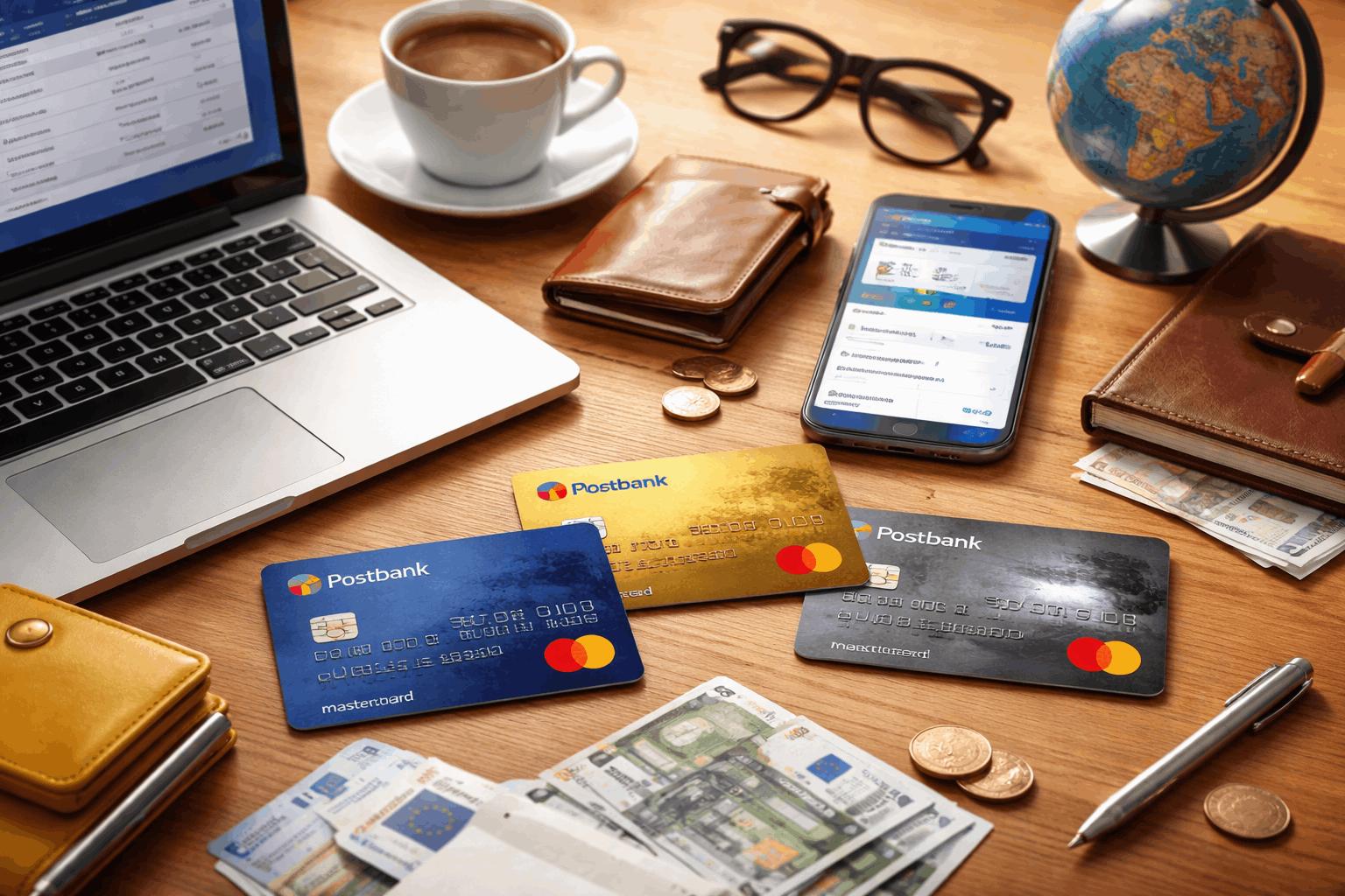 Postbank Mastercard: Servicios bancarios y comisiones por transacciones
